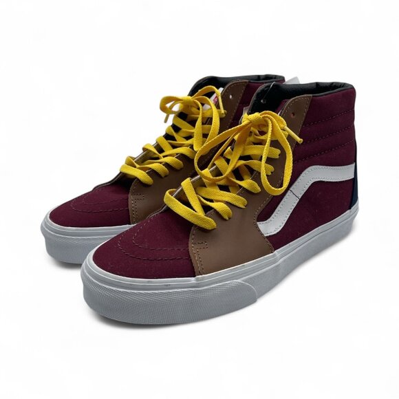 Vans SK8 Hi OTW Rally Re-issue Multicolor Chili Red Suede Sneakers Shoes - Picture 5 of 8